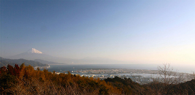 日本平から見おろす三保松原